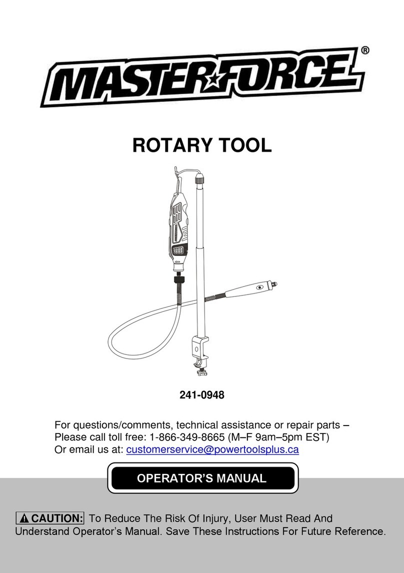 MasterForce 241-0948 Operator's manual