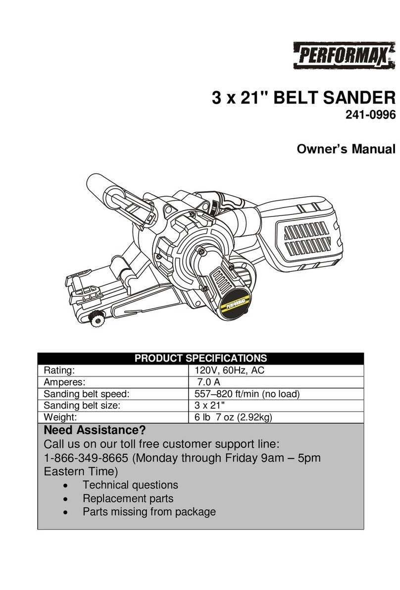 Performax 241-0996 owner's manual