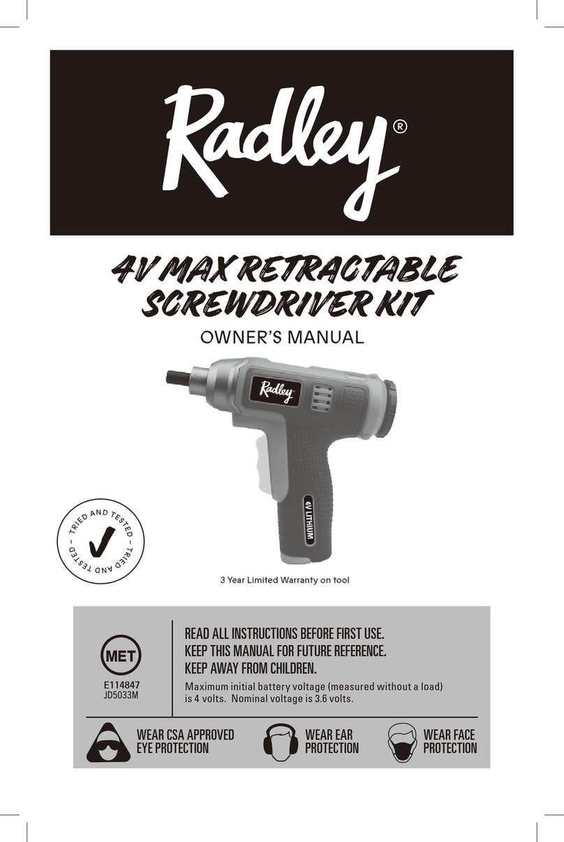 RADLEY 1248-202 owner's manual