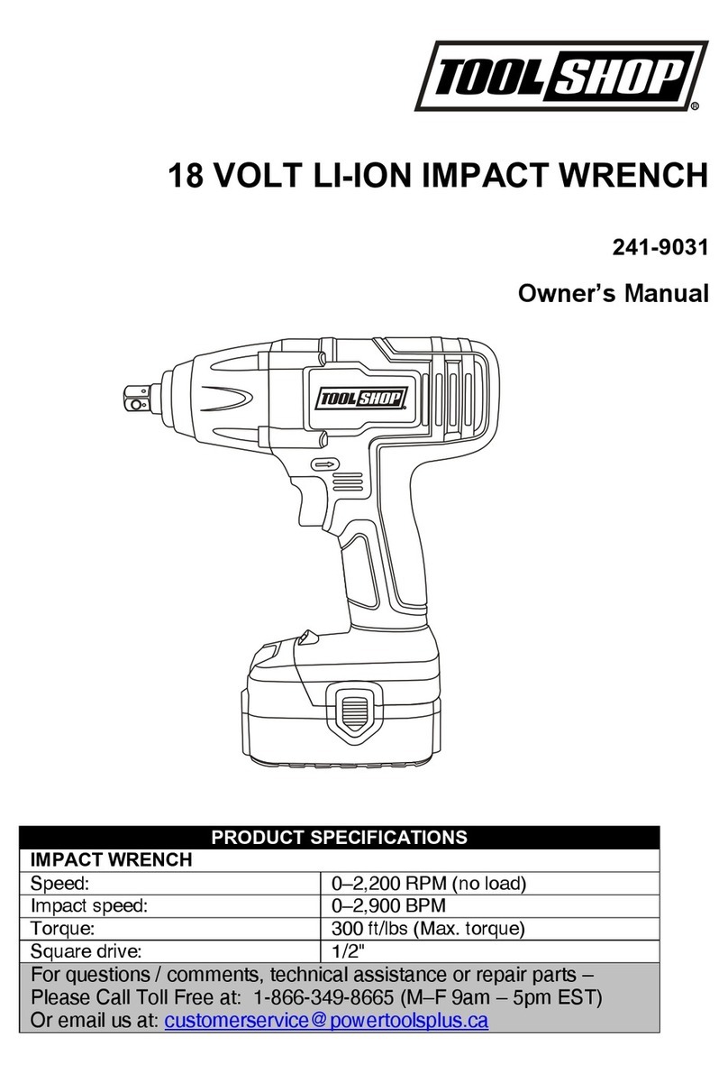 Toolshop 241-9031 owner's manual Toolshop 241-9031 owner's manual