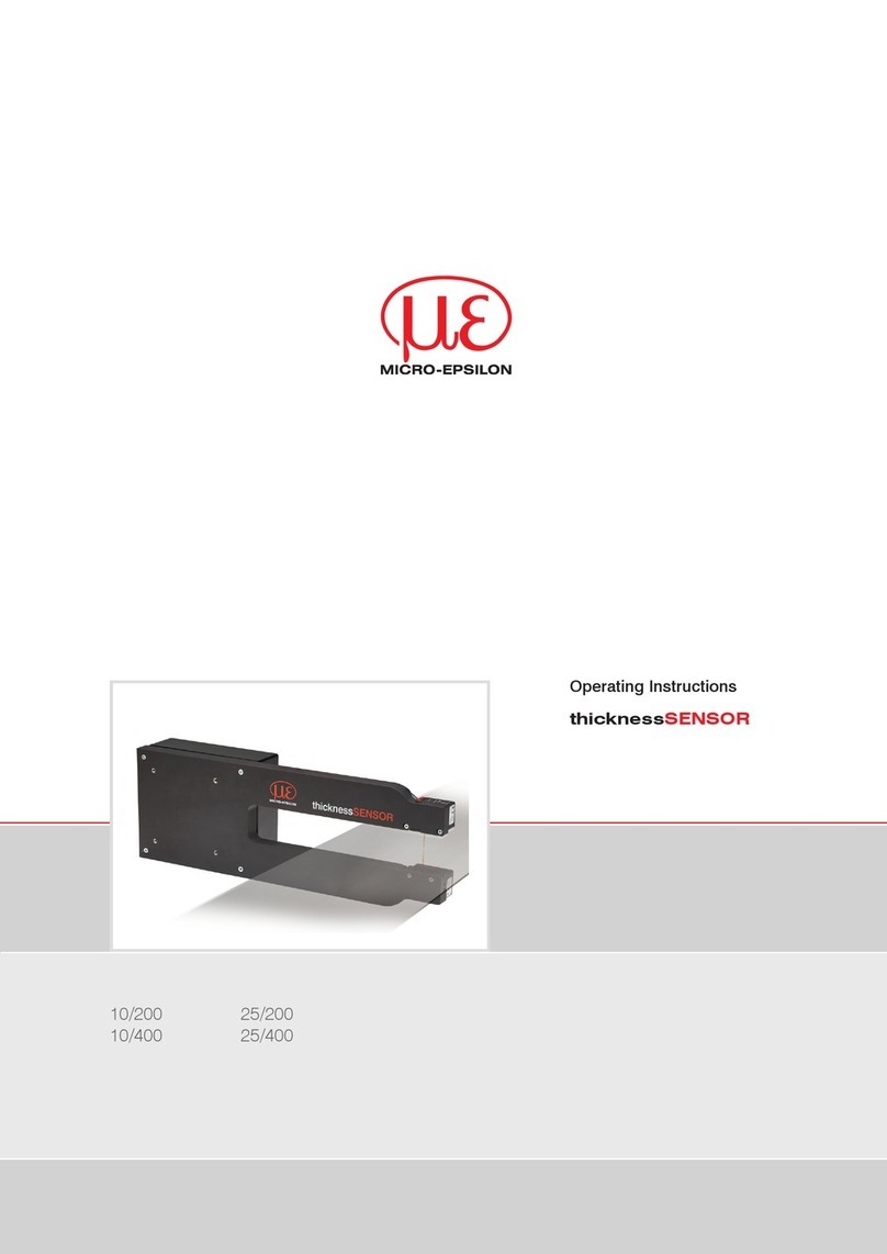 MICRO-EPSILON thicknessSENSOR 10/200 User manual