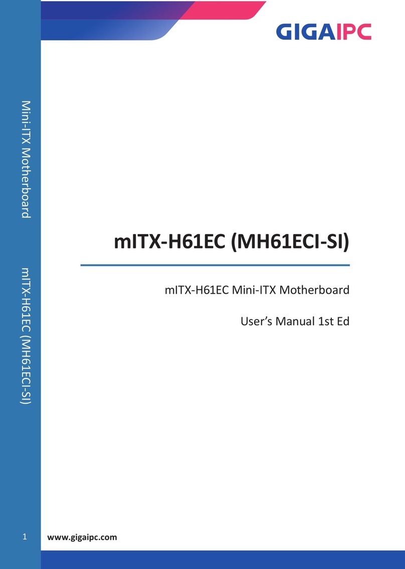 GIGAIPC mITX-H61EC user manual
