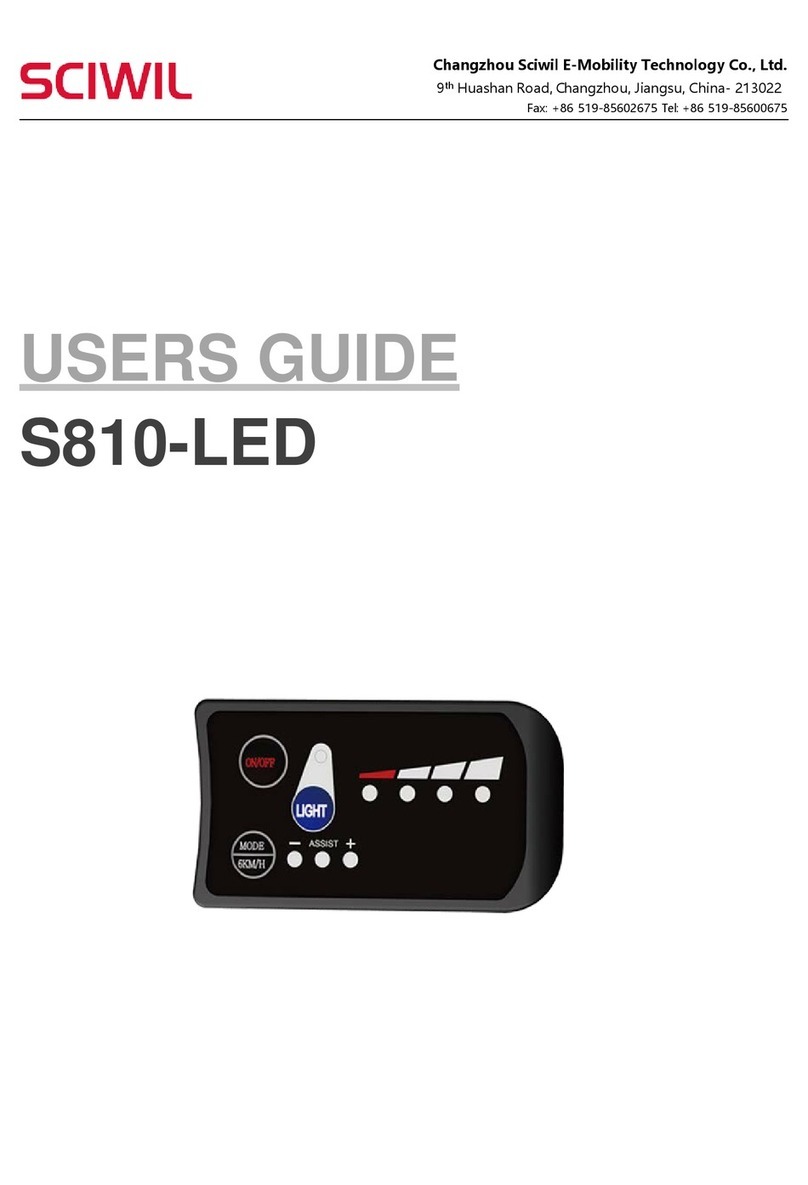 SCIWIL S810-LED User manual