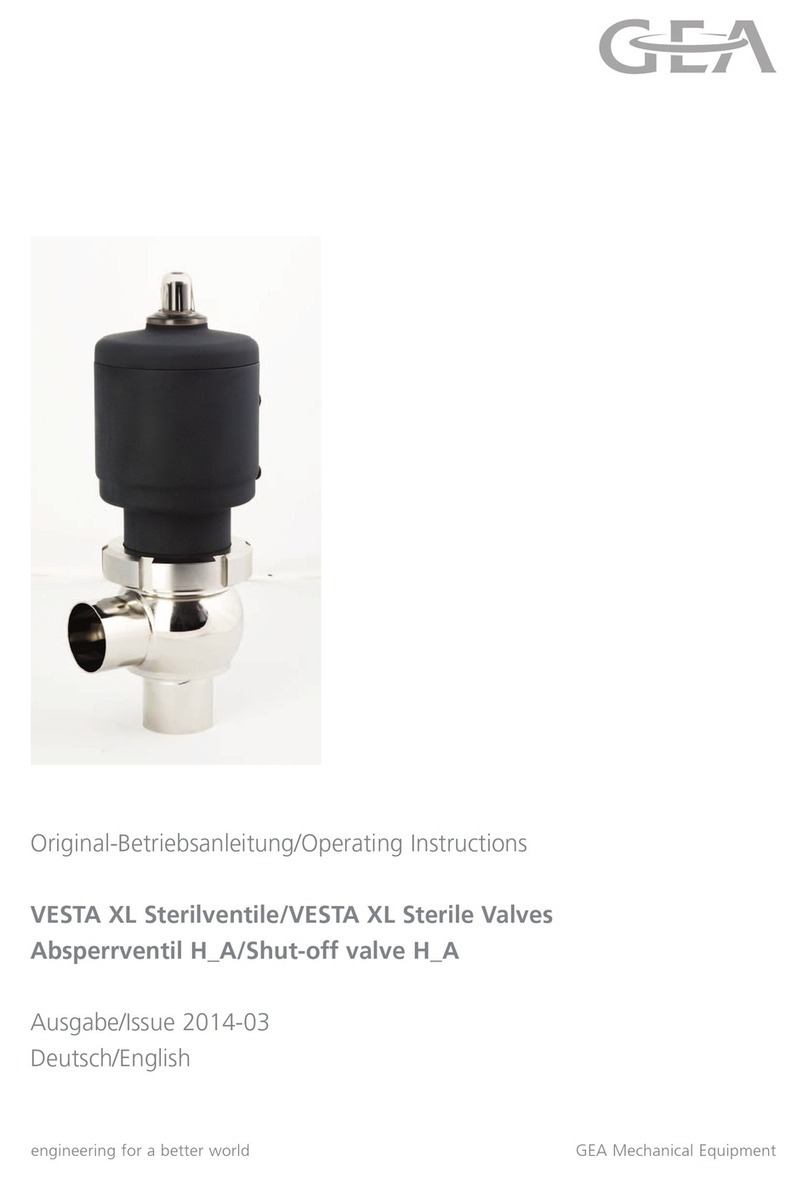GEA VESTA XL User manual