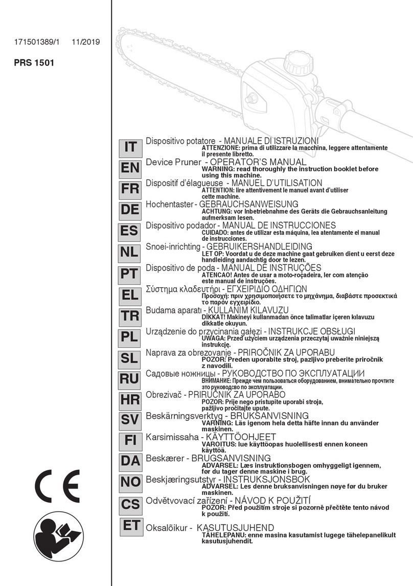 Stiga PRS 1501 User manual