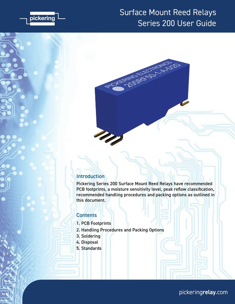 Pickering 200 Series User manual