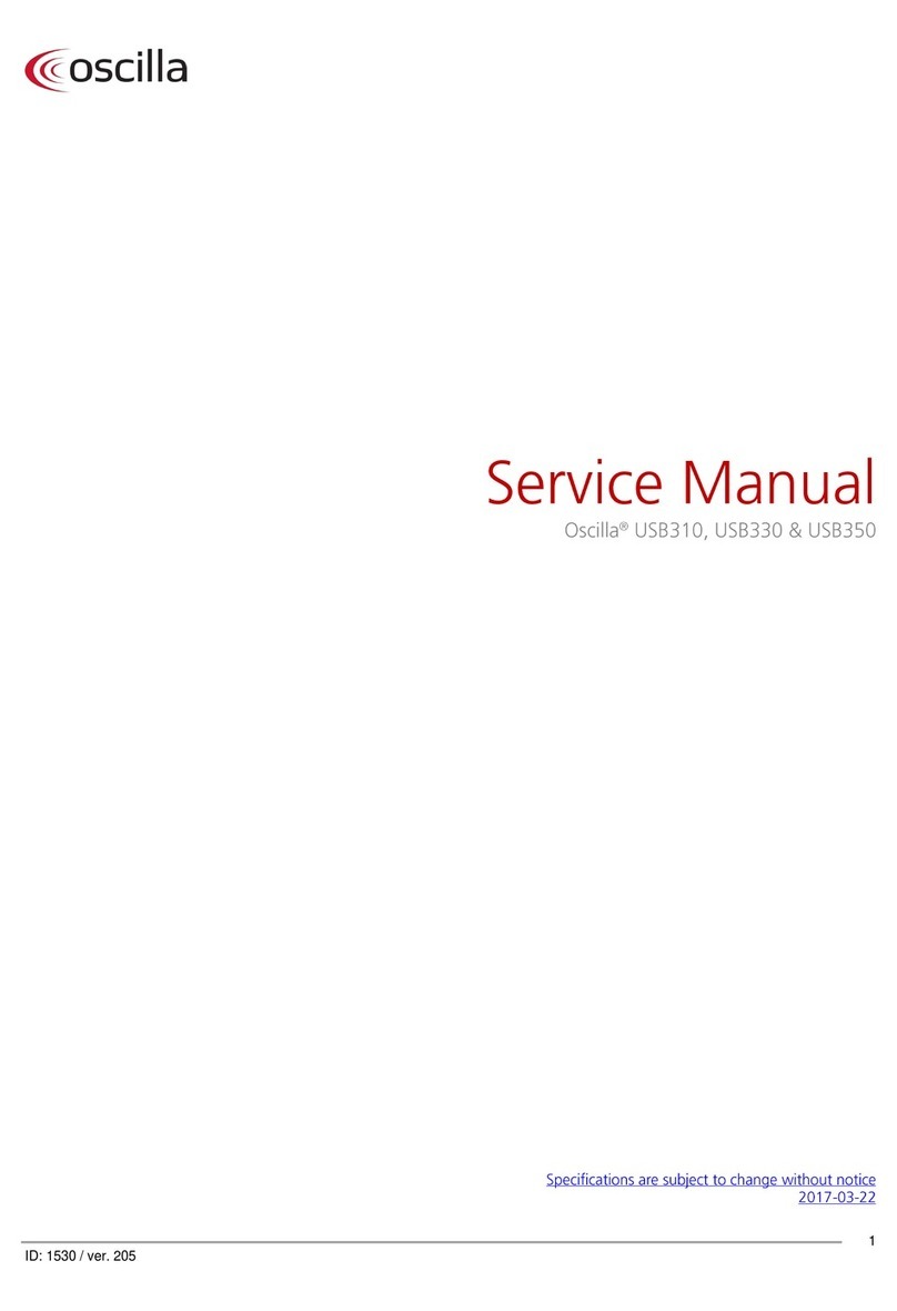 OSCILLA USB310 User manual