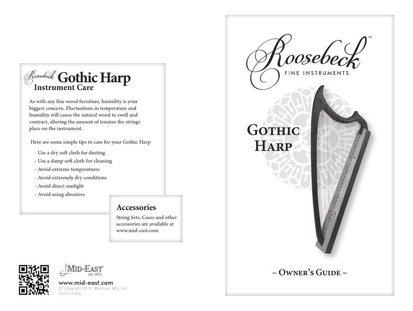 Roosebeck Gothic Harp owner's guide
