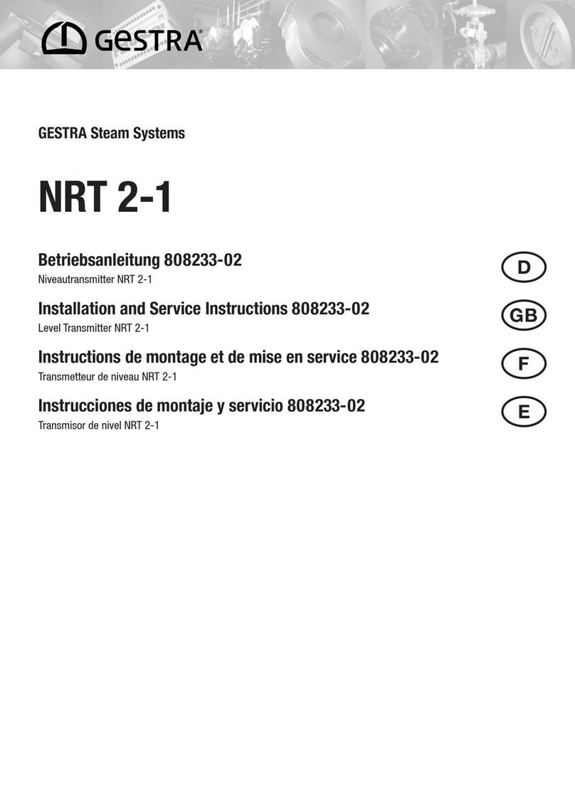 GESTRA NRT 2-1 Quick guide