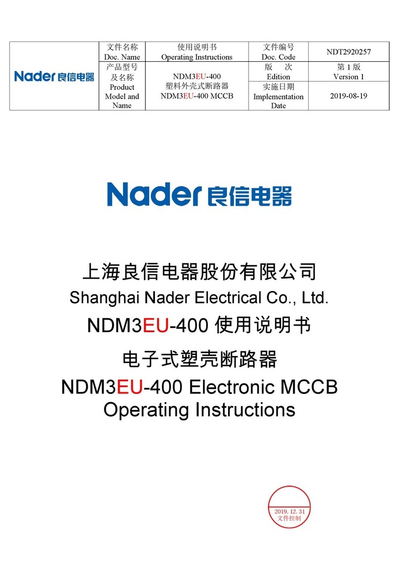 nader NDM3EU-400 User manual