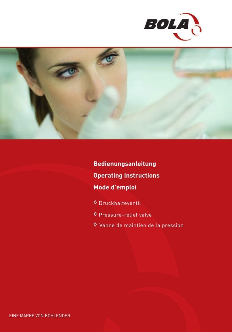 Bola E 683-18 operating instructions