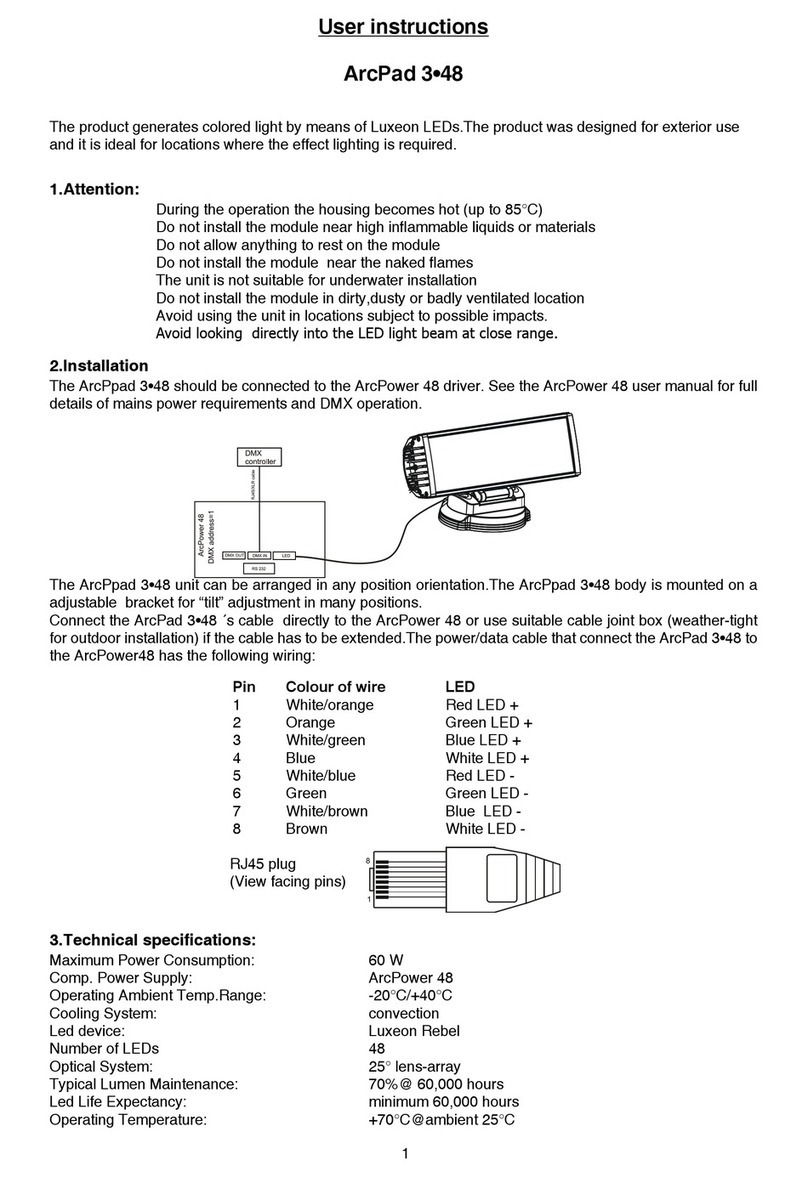 Anolis ArcPad 3-48 User manual