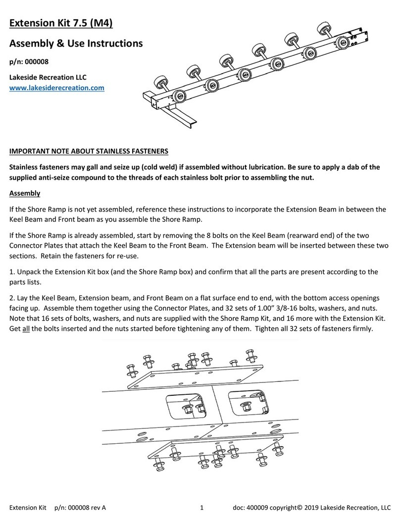 Lakeside Extension Kit 7.5 manual