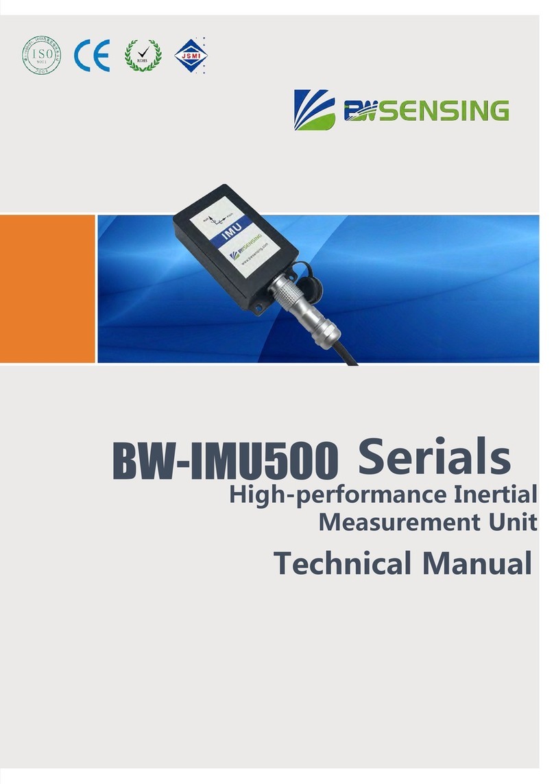 BW SENSING BW-IMU500 User manual BW SENSING BW-IMU500 User manual