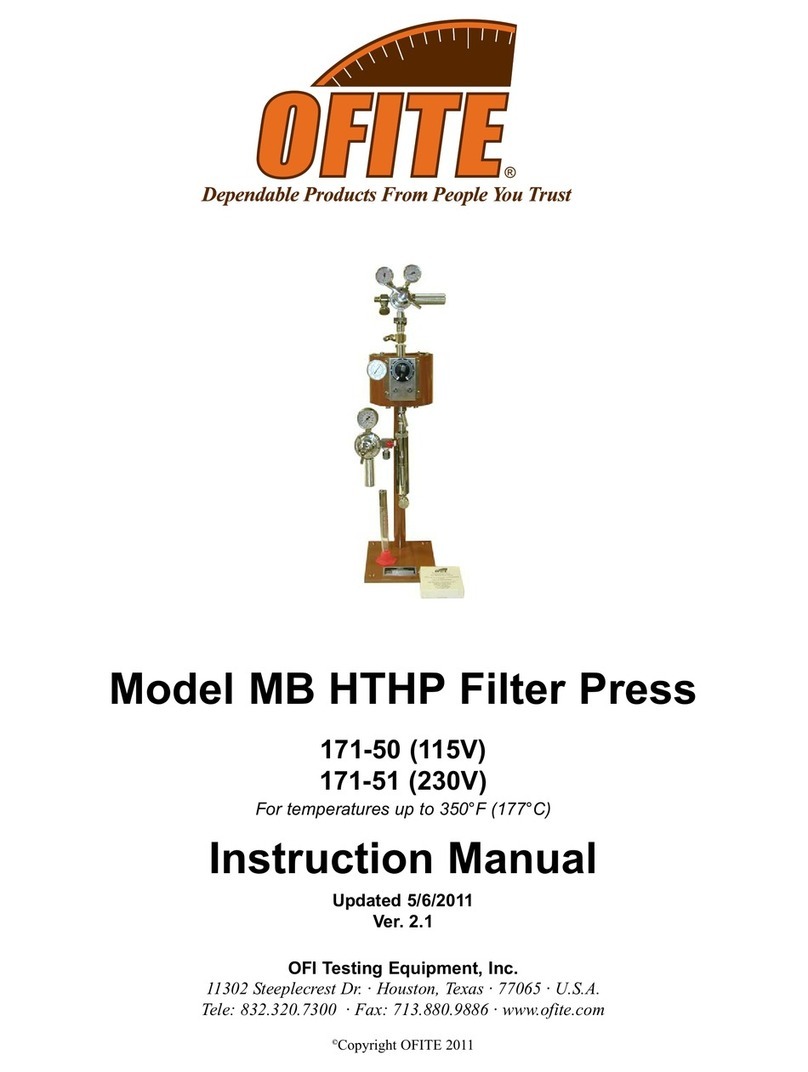 OfiTE MB HTHP instruction manual