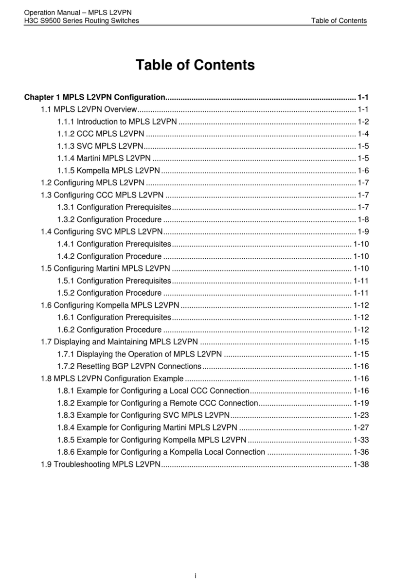 H3C S9500 Series Operation manual