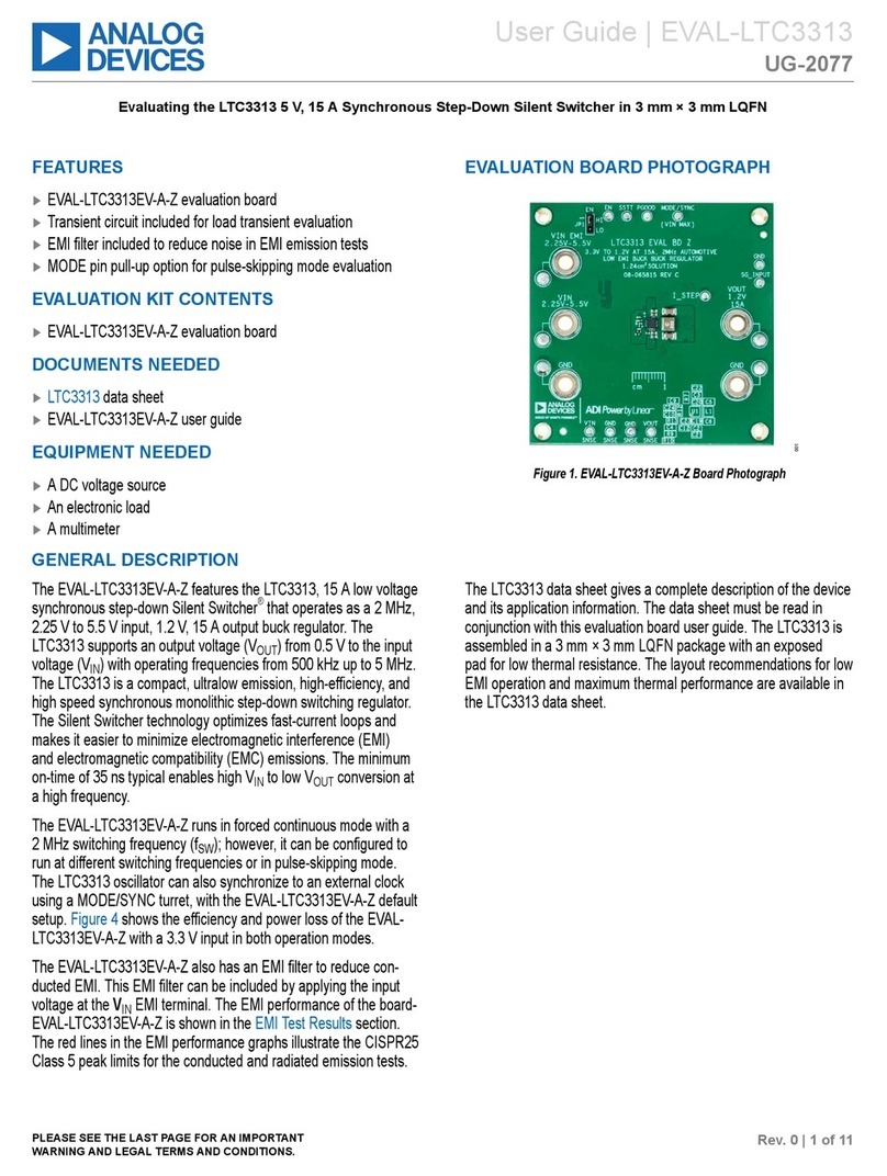 Analog Devices EVAL-LTC3313EV-A-Z User manual
