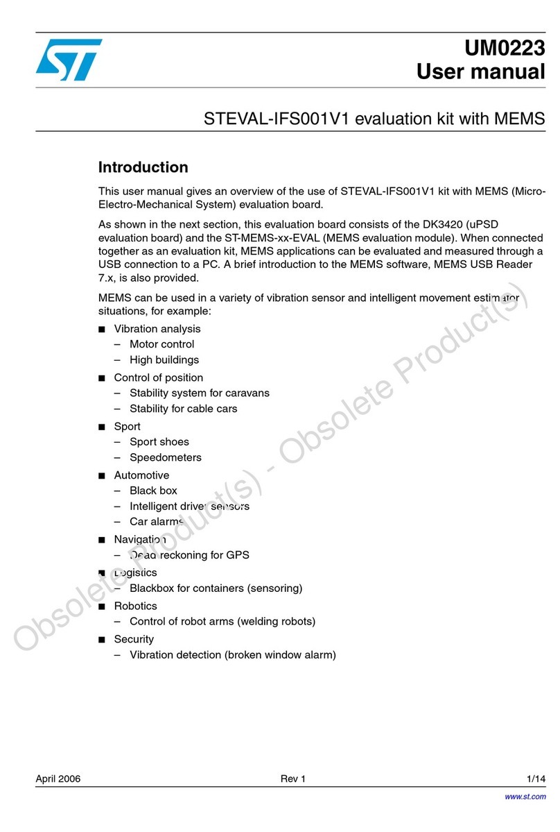 ST STEVAL-IFS001V1 User manual