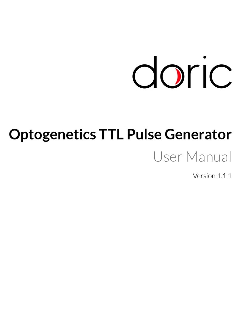 DORIC Optogenetics TTL user manual