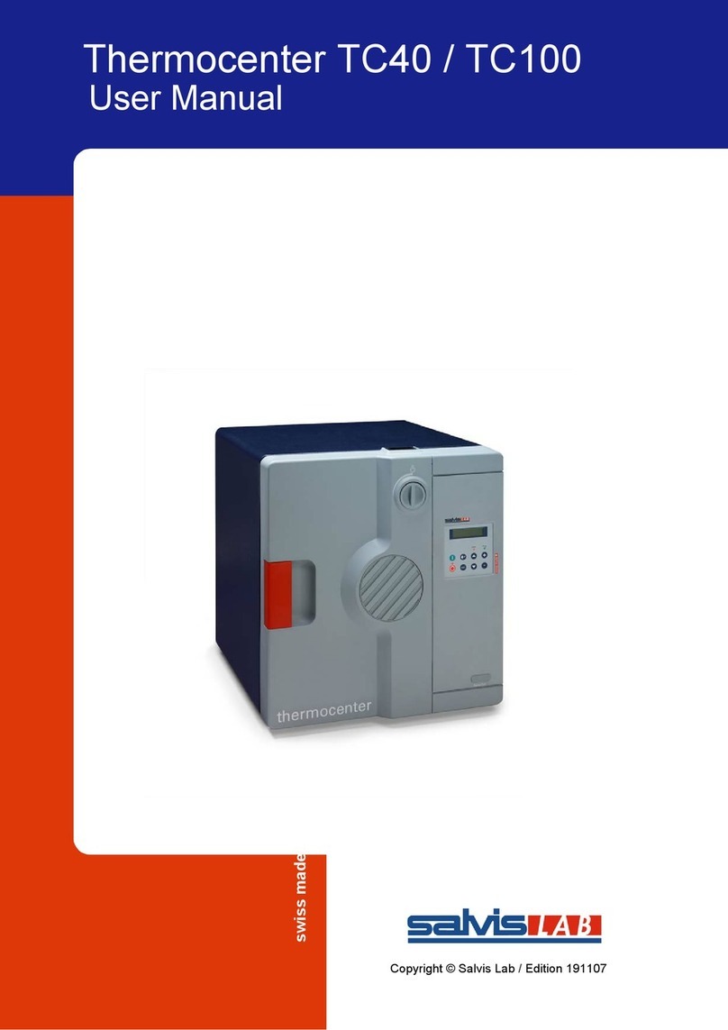 Salvislab Thermocenter TC40 User manual