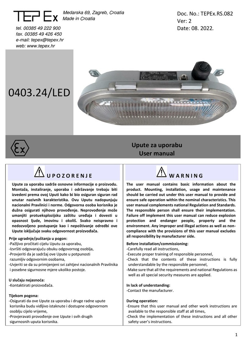 Tepex 0403.24/LED User manual