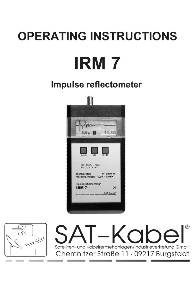 SAT-Kabel IRM 7 operating instructions