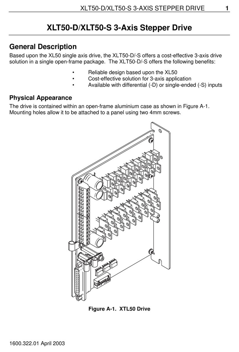 Parker XLT50-D User manual