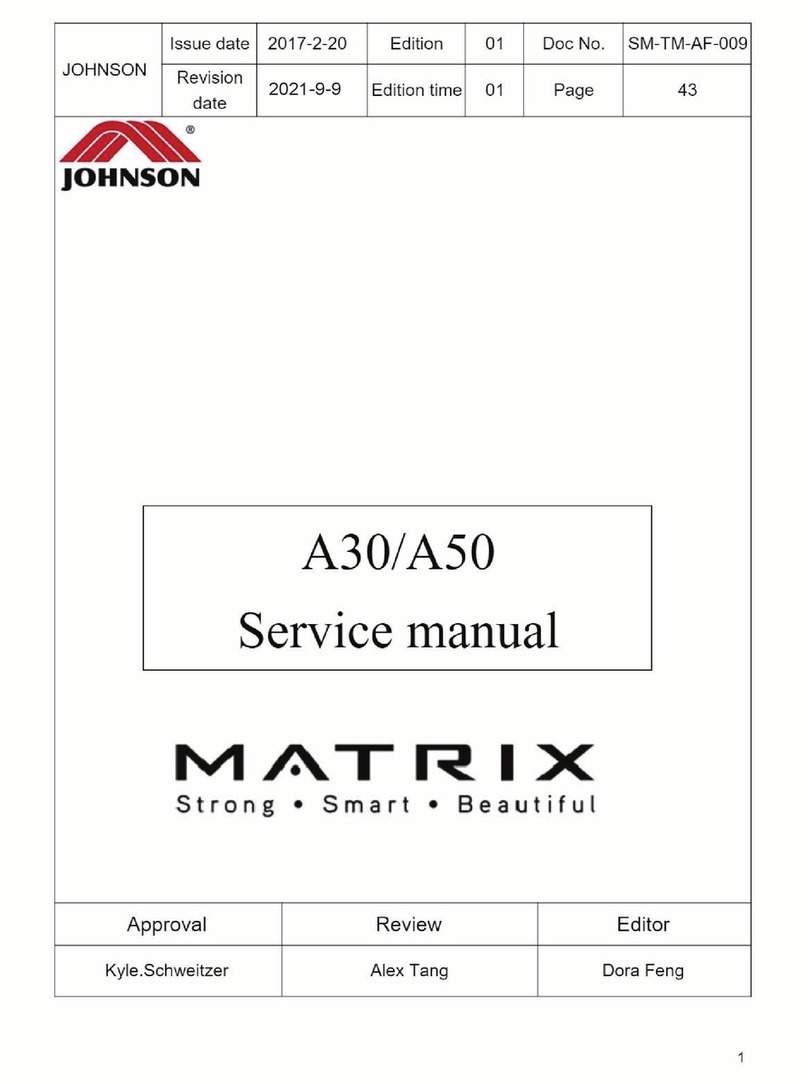 Johnson Matrix Retail A30 Service manual
