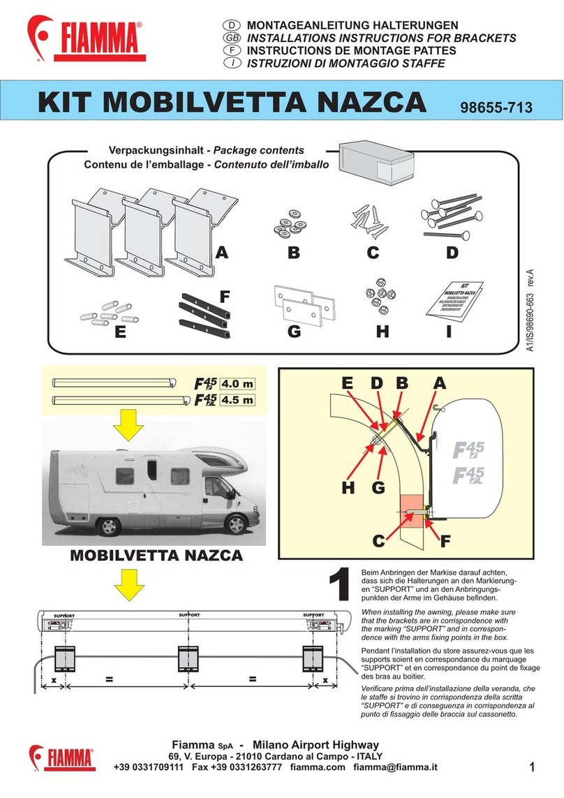 Fiamma 98655-713 User manual