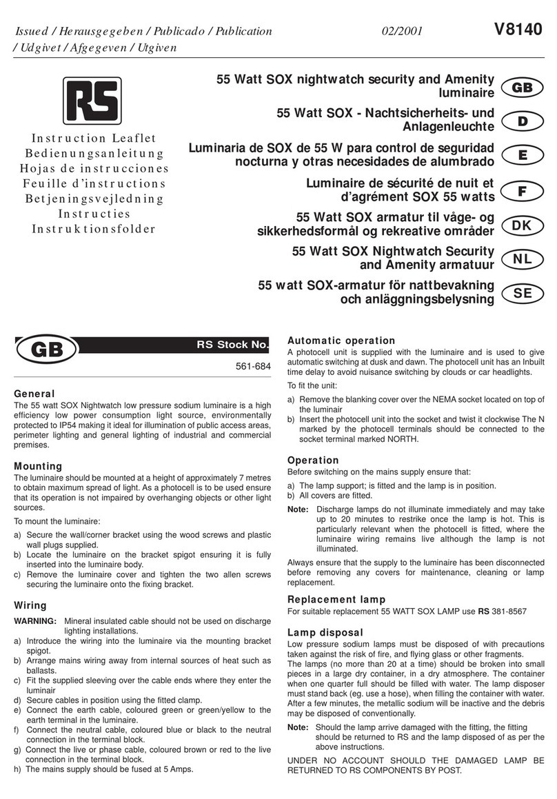 RS 561-684 Instruction leaflet