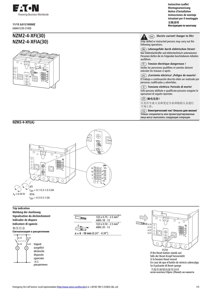 Eaton NZM2-4-XFI(30) Manual