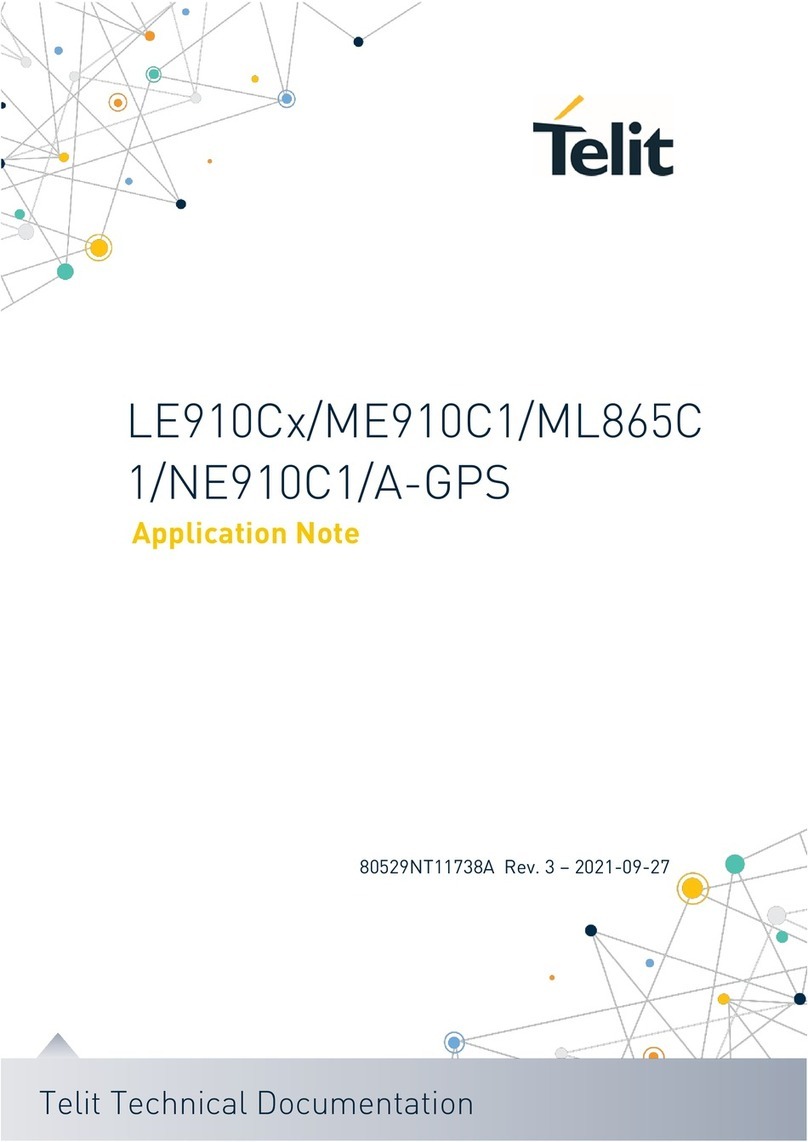 Telit Wireless Solutions ME910C1 Series Application note
