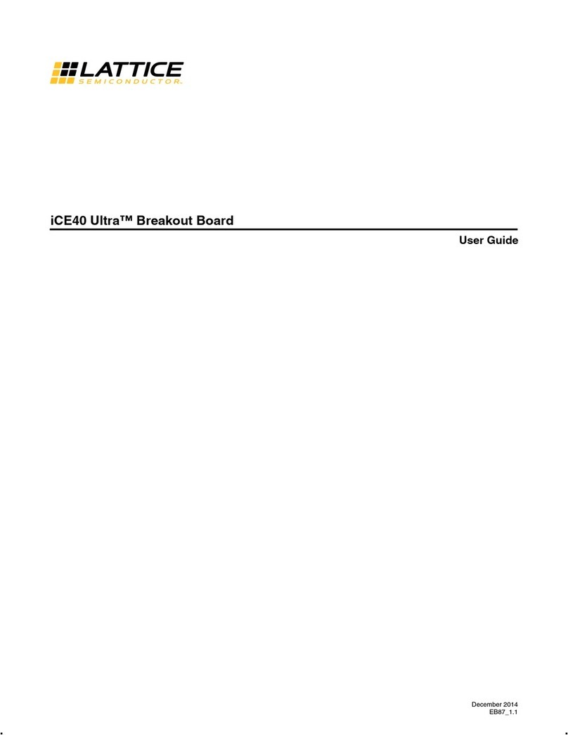 Lattice Semiconductor iCE40 Ultra User manual