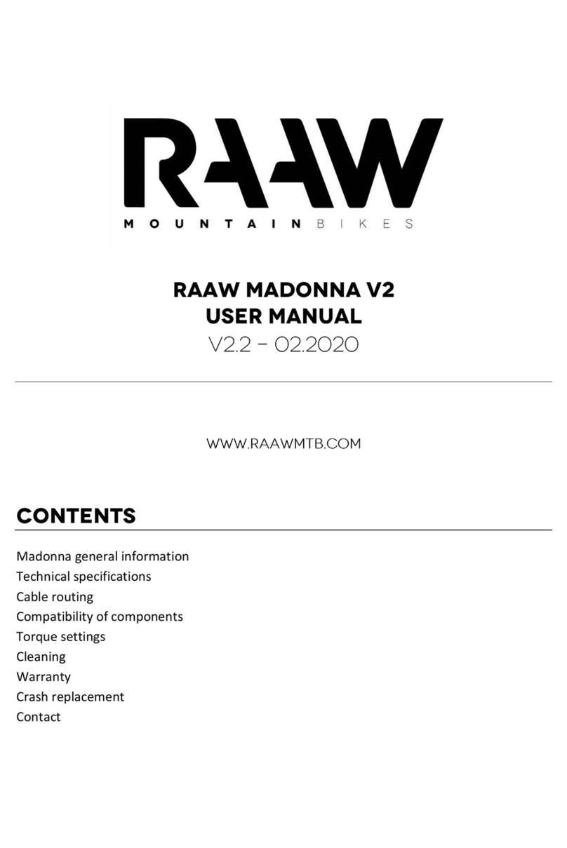RAAW MADONNA V2 user manual RAAW MADONNA V2 user manual