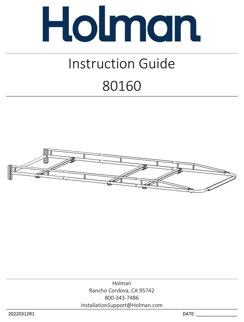 Holman 80160 Instruction guide