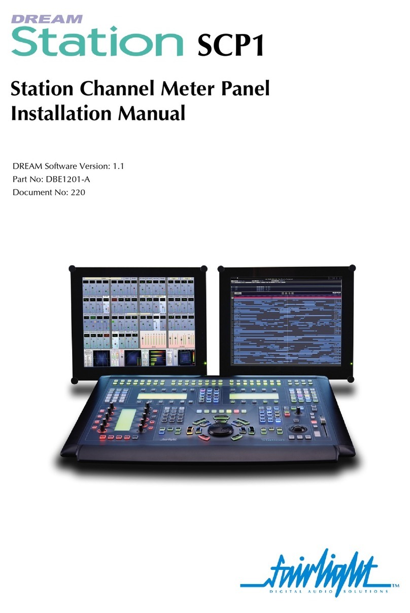 Fairlight DREAM Station SCP1 installation manual