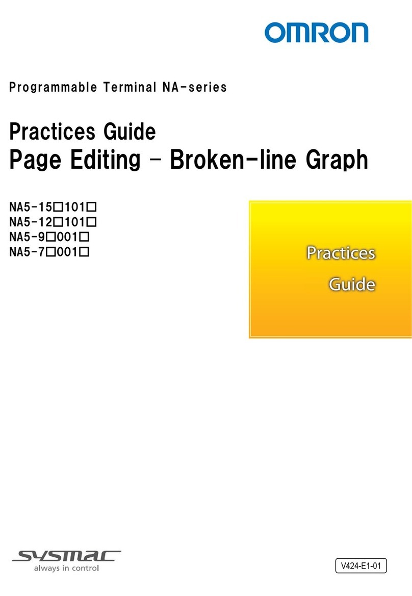 Omron Sysmac NA Series Instructions for use