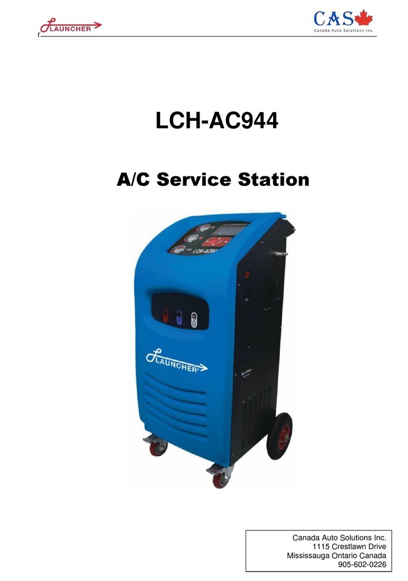 CAS LAUNCHER LCH-AC944 manual