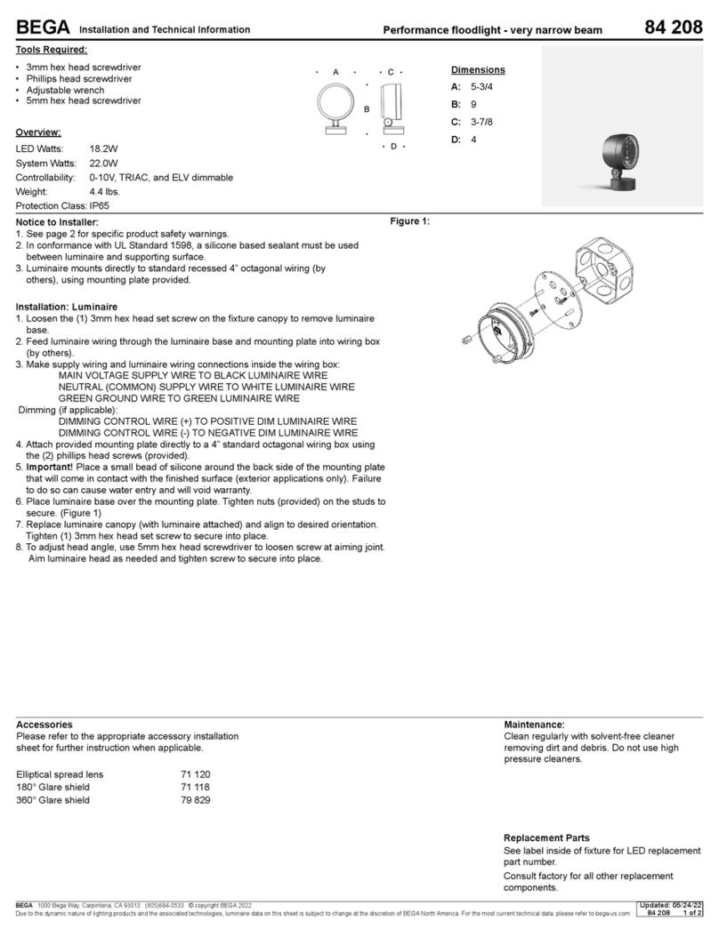 BEGA 84208 Manual
