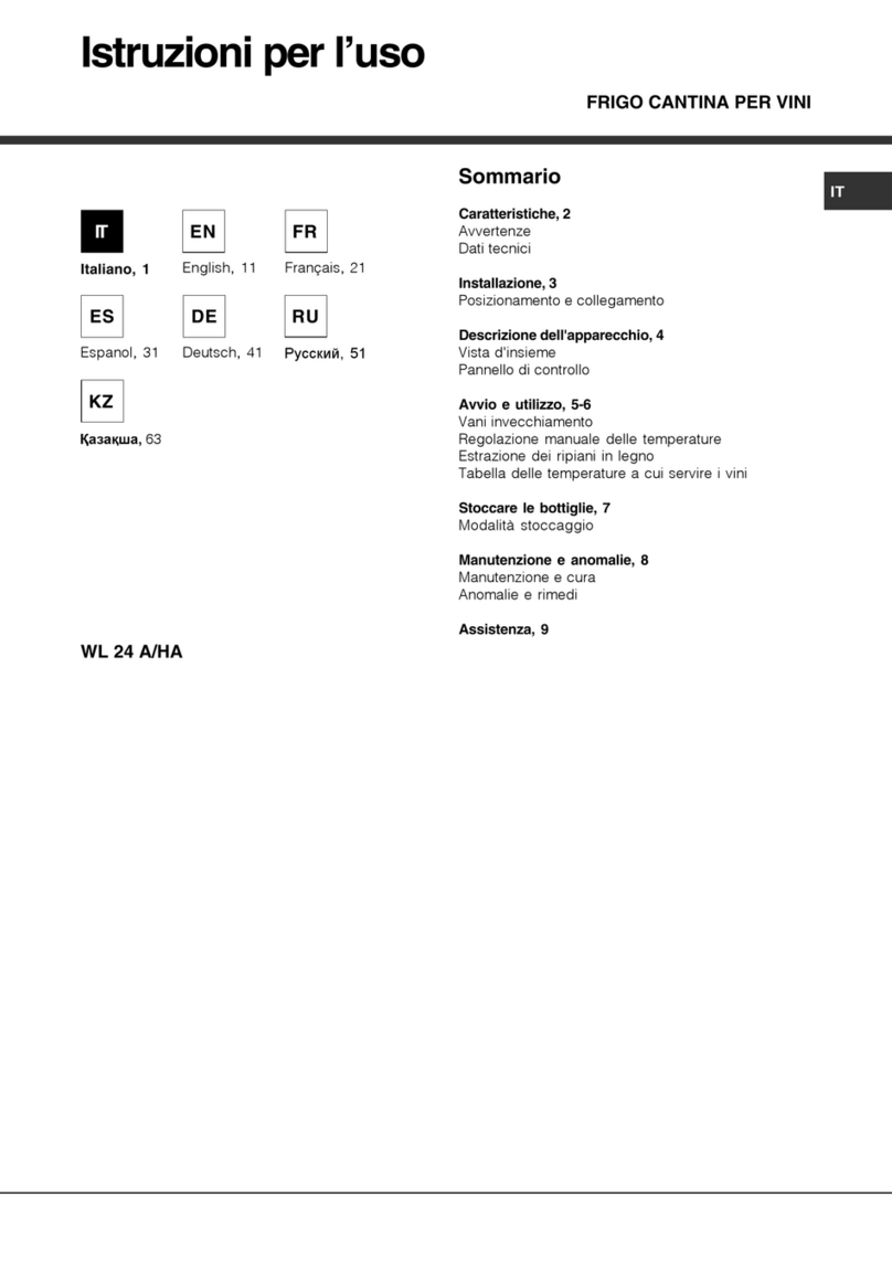 Ariston WL 24 A user guide