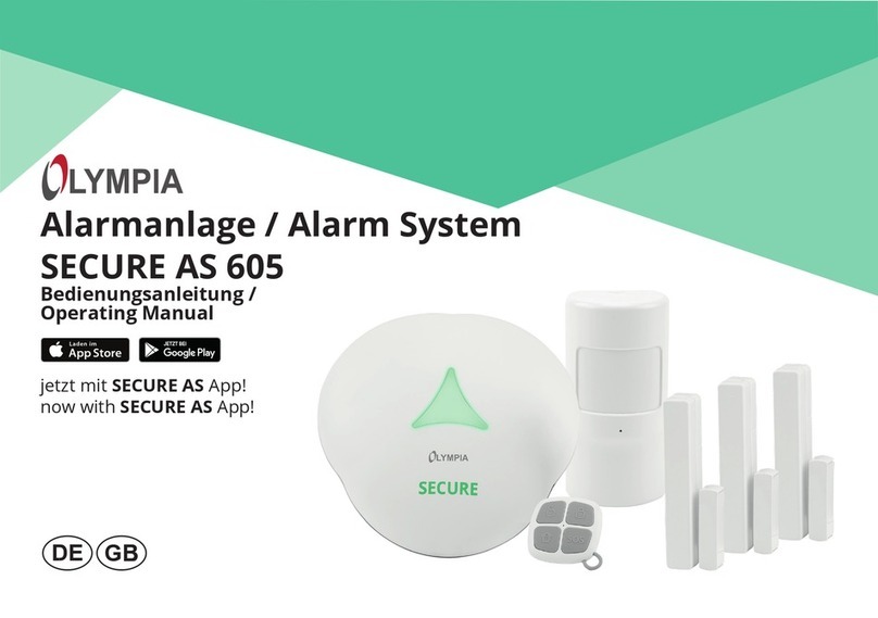 Olympia SECURE AS 605 User manual