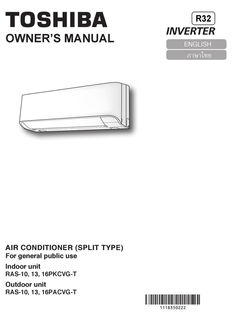 Toshiba RAS-10PKCVG-T User manual Toshiba RAS-10PKCVG-T User manual