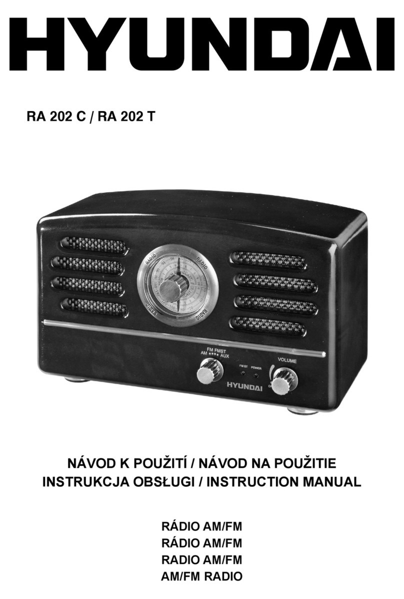 Hyundai RA 202 C User manual