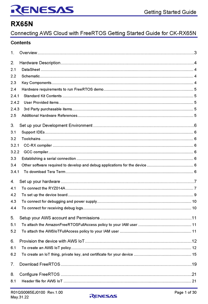 Renesas RX65N Series User manual