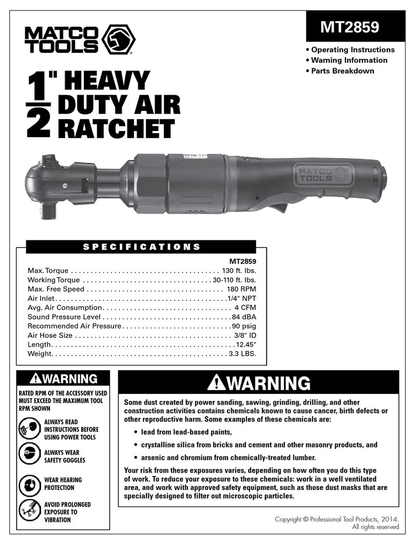 Matco Tools MT2859 User manual