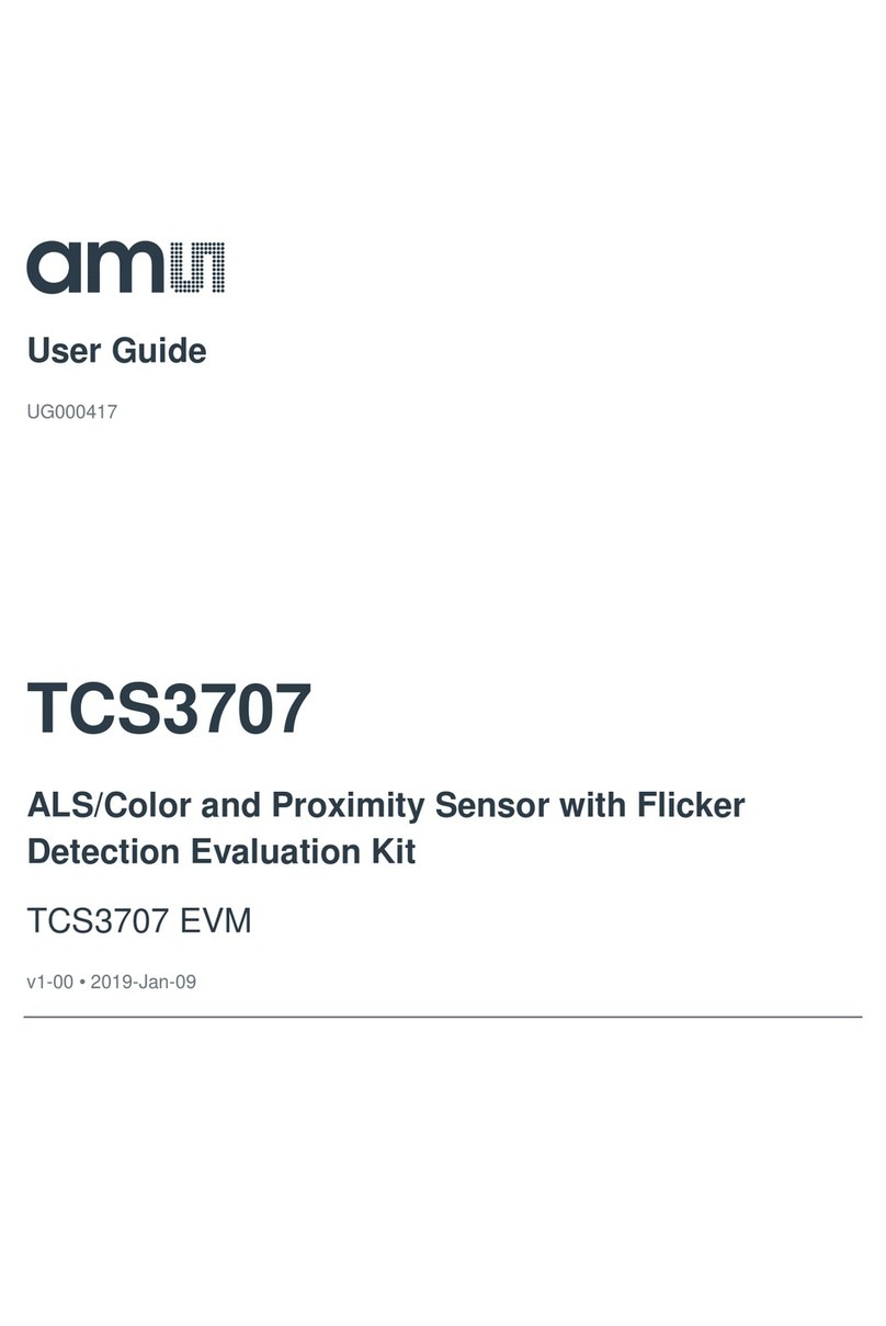 AMS TCS3707 EVM User manual AMS TCS3707 EVM User manual