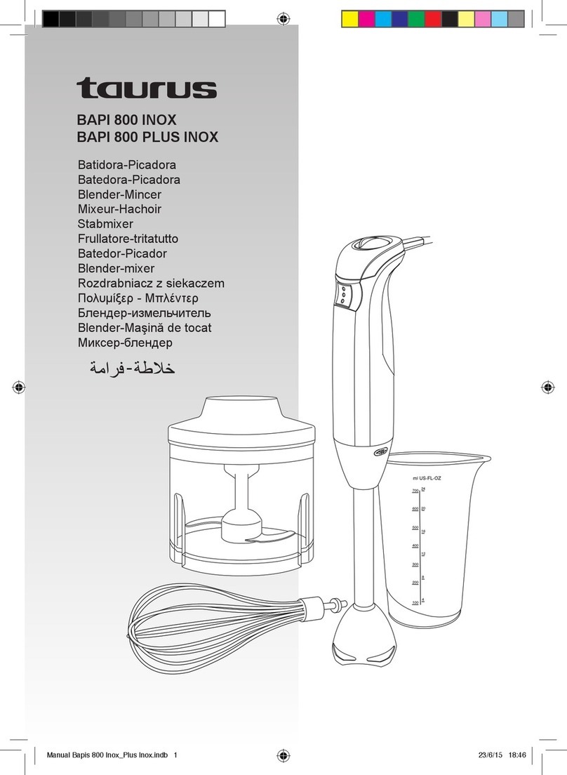 Taurus BAPI 800 INOX manual