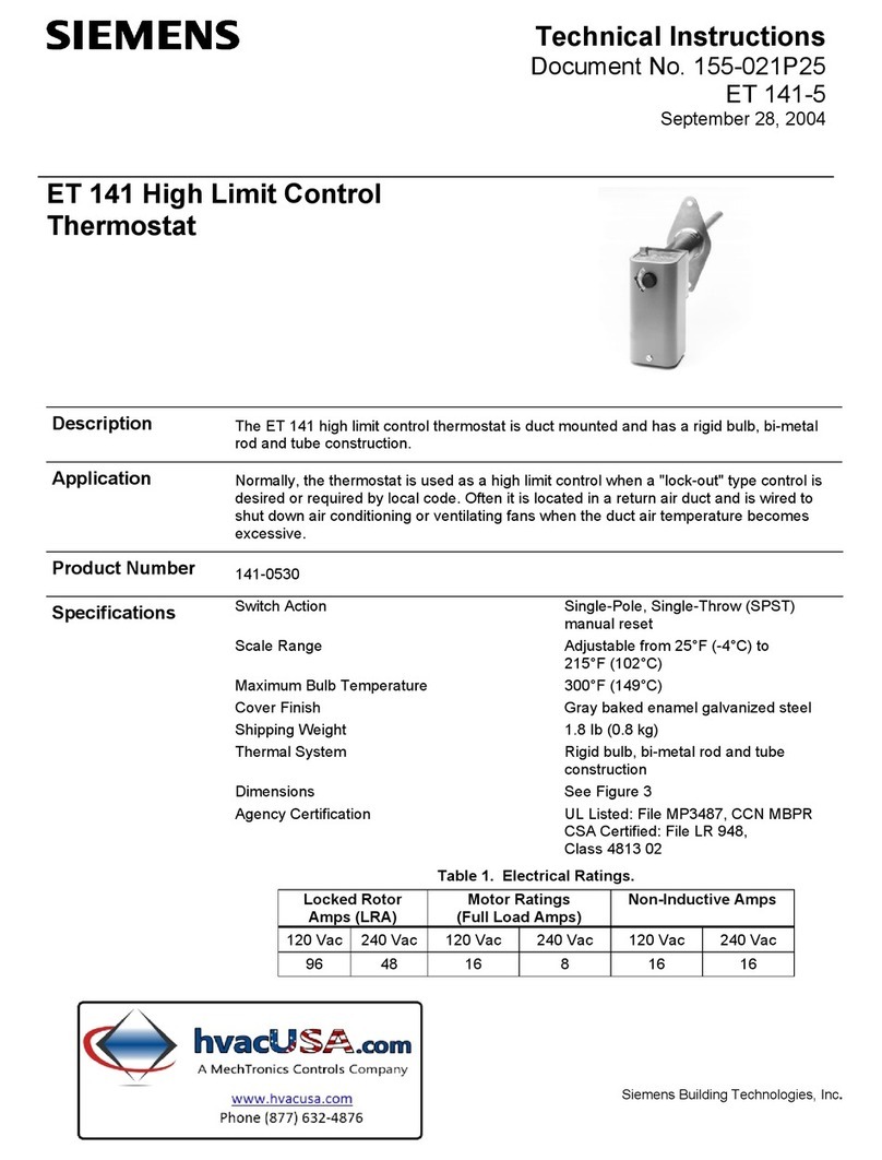 Siemens ET 141 Technical instructions