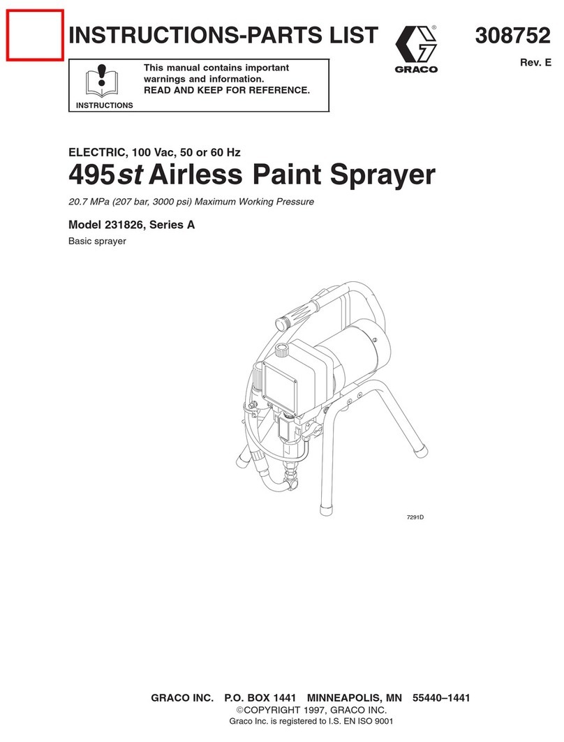 Graco 231826 Instructions-parts list