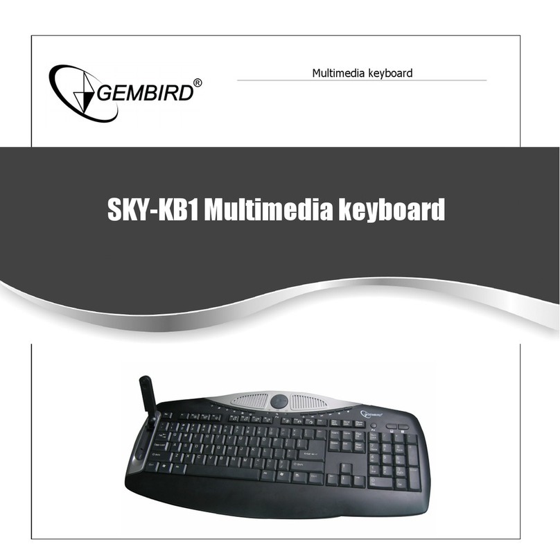 Gembird SKY-KB1 User manual Gembird SKY-KB1 User manual